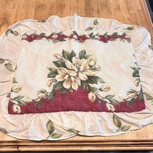 Vintage Floral Cottonblend Standard 2 Shams Magnolia Print Cottage Farmhouse Y2K